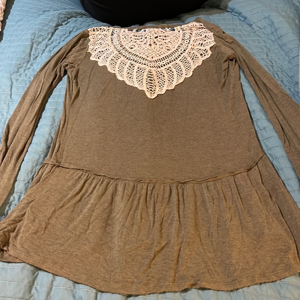 Olive green Xhilaration long sleeved shirt